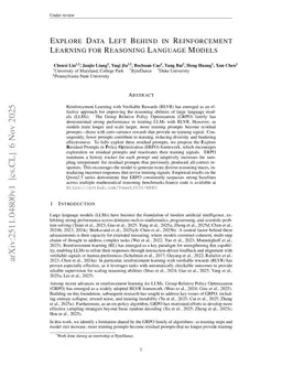 Explore Data Left Behind in Reinforcement Learning for Reasoning Language Models