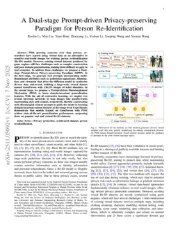 A Dual-stage Prompt-driven Privacy-preserving Paradigm for Person Re-Identification