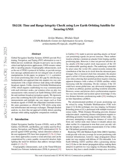 TRICK: Time and Range Integrity ChecK using Low Earth Orbiting Satellite for Securing GNSS