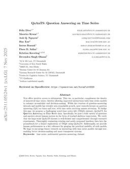 QuAnTS: Question Answering on Time Series