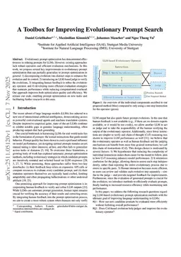 A Toolbox for Improving Evolutionary Prompt Search