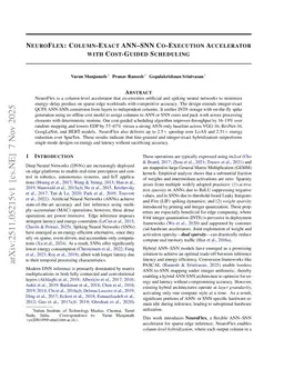 NeuroFlex: Column-Exact ANN-SNN Co-Execution Accelerator with Cost-Guided Scheduling