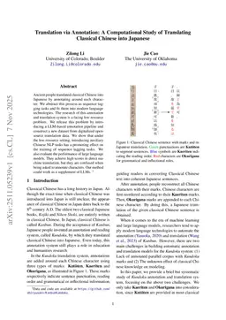 Translation via Annotation: A Computational Study of Translating Classical Chinese into Japanese
