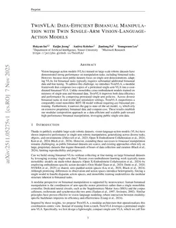 TwinVLA: Data-Efficient Bimanual Manipulation with Twin Single-Arm Vision-Language-Action Models