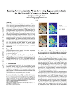 Turning Adversaries into Allies: Reversing Typographic Attacks for Multimodal E-Commerce Product Retrieval