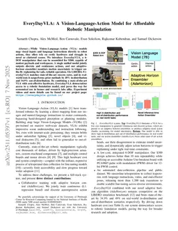 EveryDayVLA: A Vision-Language-Action Model for Affordable Robotic Manipulation