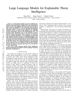 Large Language Models for Explainable Threat Intelligence