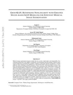 GroupKAN: Rethinking Nonlinearity with Grouped Spline-based KAN Modeling for Efficient Medical Image Segmentation