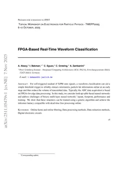 FPGA-Based Real-Time Waveform Classification