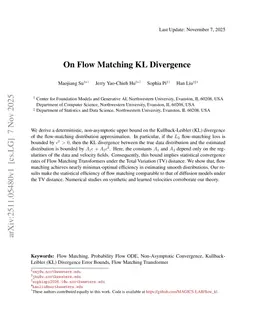 On Flow Matching KL Divergence