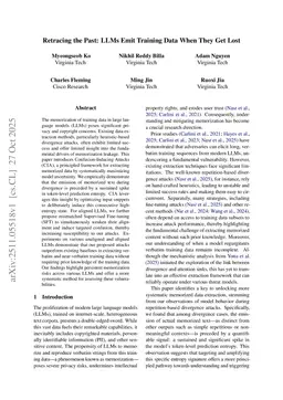 Retracing the Past: LLMs Emit Training Data When They Get Lost
