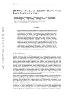 MCP4IFC: IFC-Based Building Design Using Large Language Models