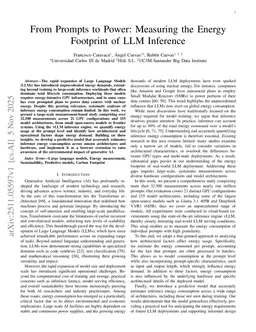 From Prompts to Power: Measuring the Energy Footprint of LLM Inference