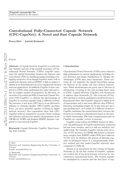 Convolutional Fully-Connected Capsule Network (CFC-CapsNet): A Novel and Fast Capsule Network