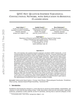 QiVC-Net: Quantum-Inspired Variational Convolutional Network, with Application to Biosignal Classification