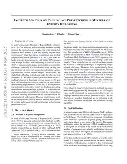 In-depth Analysis on Caching and Pre-fetching in Mixture of Experts Offloading
