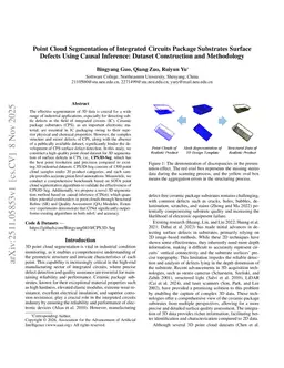 Point Cloud Segmentation of Integrated Circuits Package Substrates Surface Defects Using Causal Inference: Dataset Construction and Methodology