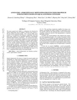 Loud-loss: A Perceptually Motivated Loss Function for Speech Enhancement Based on Equal-Loudness Contours