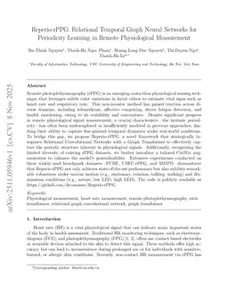 Reperio-rPPG: Relational Temporal Graph Neural Networks for Periodicity Learning in Remote Physiological Measurement