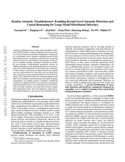 Kunlun Anomaly Troubleshooter: Enabling Kernel-Level Anomaly Detection and Causal Reasoning for Large Model Distributed Inference
