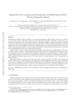 Explainable Deep Learning-based Classification of Wolff-Parkinson-White Electrocardiographic Signals