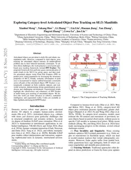 Exploring Category-level Articulated Object Pose Tracking on SE(3) Manifolds