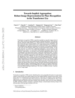 Towards Implicit Aggregation: Robust Image Representation for Place Recognition in the Transformer Era