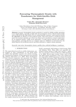 Forecasting Thermospheric Density with Transformers for Multi-Satellite Orbit Management