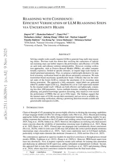 Efficient Test-Time Scaling of Multi-Step Reasoning by Probing Internal States of Large Language Models