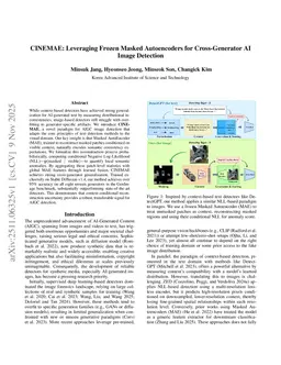 CINEMAE: Leveraging Frozen Masked Autoencoders for Cross-Generator AI Image Detection