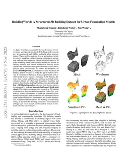 BuildingWorld: A Structured 3D Building Dataset for Urban Foundation Models