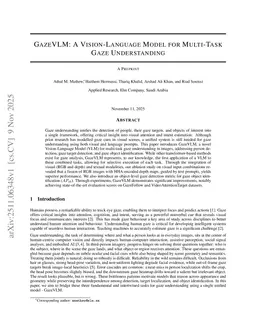GazeVLM: A Vision-Language Model for Multi-Task Gaze Understanding