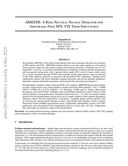 A Risk-Neutral Neural Operator for Arbitrage-Free SPX-VIX Term Structures