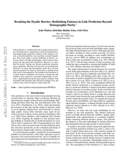 Breaking the Dyadic Barrier: Rethinking Fairness in Link Prediction Beyond Demographic Parity