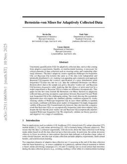 Bernstein-von Mises for Adaptively Collected Data