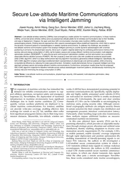 Secure Low-altitude Maritime Communications via Intelligent Jamming