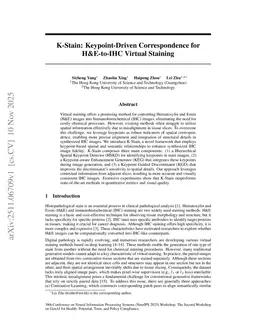 K-Stain: Keypoint-Driven Correspondence for H&E-to-IHC Virtual Staining