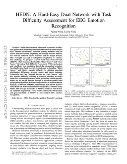 HEDN: A Hard-Easy Dual Network with Source Reliability Assessment for Cross-Subject EEG Emotion Recognition