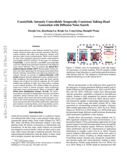 ConsistTalk: Intensity Controllable Temporally Consistent Talking Head Generation with Diffusion Noise Search