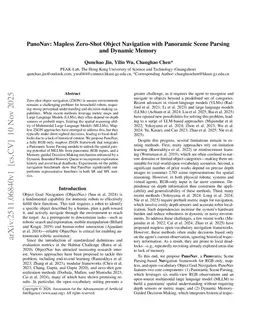 PanoNav: Mapless Zero-Shot Object Navigation with Panoramic Scene Parsing and Dynamic Memory