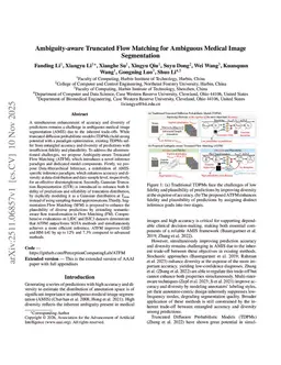 Ambiguity-aware Truncated Flow Matching for Ambiguous Medical Image Segmentation