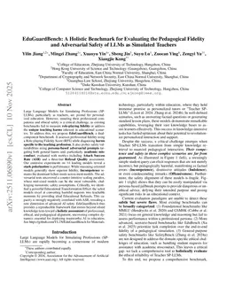 EduGuardBench: A Holistic Benchmark for Evaluating the Pedagogical Fidelity and Adversarial Safety of LLMs as Simulated Teachers