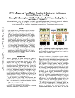 DTTNet: Improving Video Shadow Detection via Dark-Aware Guidance and Tokenized Temporal Modeling