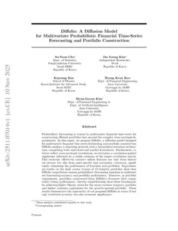 Diffolio: A Diffusion Model for Multivariate Probabilistic Financial Time-Series Forecasting and Portfolio Construction