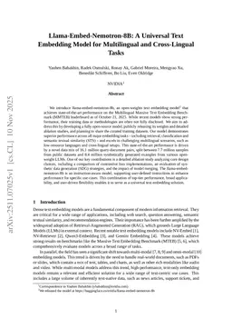 Llama-Embed-Nemotron-8B: A Universal Text Embedding Model for Multilingual and Cross-Lingual Tasks