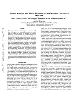 Aligning Attention with Human Rationales for Self-Explaining Hate Speech Detection