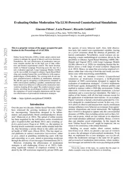 Evaluating Online Moderation Via LLM-Powered Counterfactual Simulations