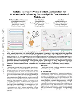 NoteEx: Interactive Visual Context Manipulation for LLM-Assisted Exploratory Data Analysis in Computational Notebooks