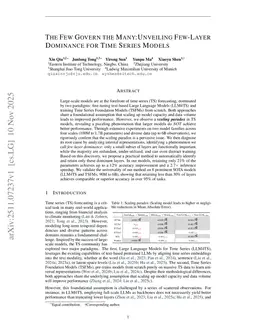 The Few Govern the Many:Unveiling Few-Layer Dominance for Time Series Models