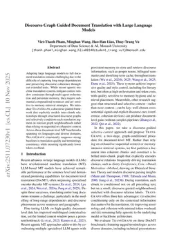 Discourse Graph Guided Document Translation with Large Language Models
